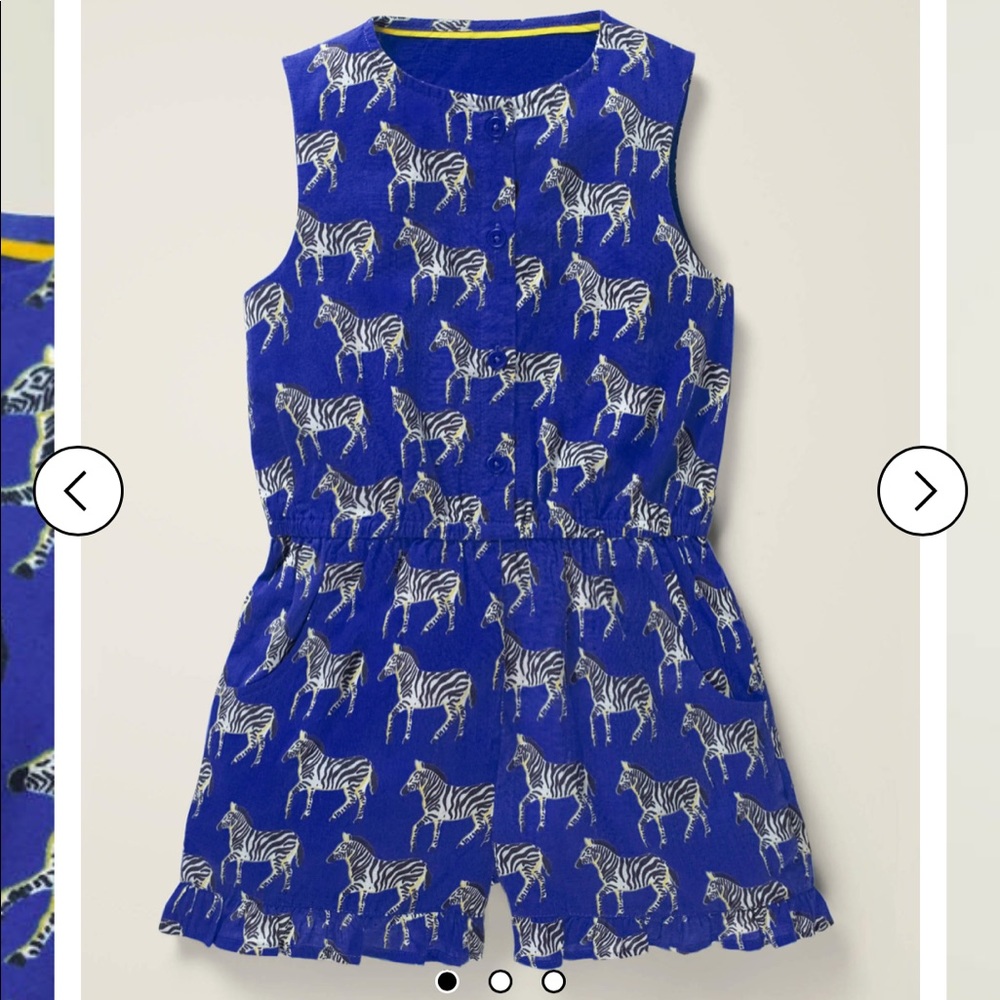 Adorable Boden girls 🦓 romper 😍